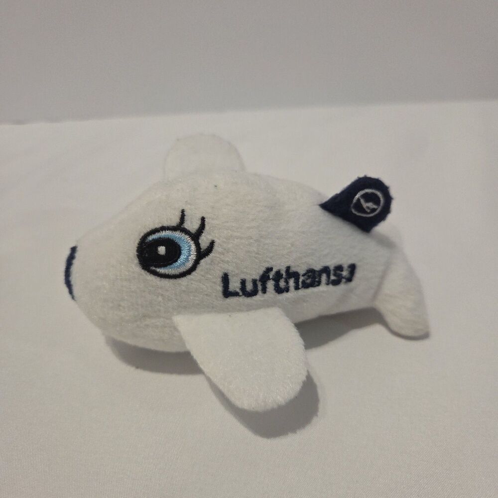 Lufthansa Airlines Airplane Small Advertising Plush Toy Plane Cute